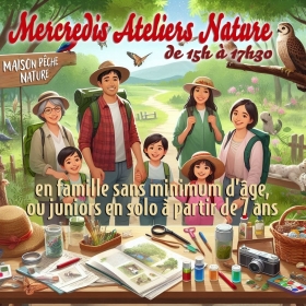 MERCREDIS NATURE EN FAMILLE : 11 decembre - Maison Pêche et Nature 92